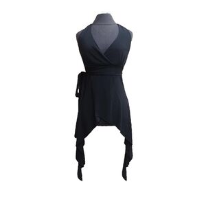 Elegant Black Halter Dress